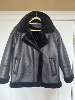 Whistles Shearling & Faux